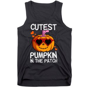 Cutest Pumpkin In The Patch Halloween Pumpkin Tank Top