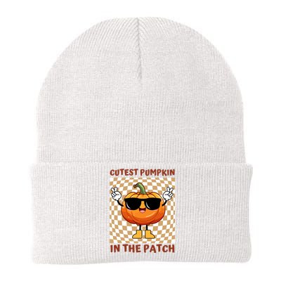 Cutest Pumpkin In The Patch Halloween Costume Knit Cap Winter Beanie