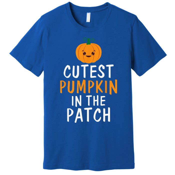 Cutest Pumpkin In The Patch Fun Halloween Gift Premium T-Shirt