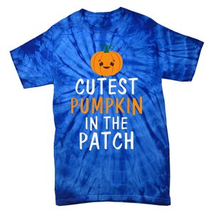 Cutest Pumpkin In The Patch Fun Halloween Gift Tie-Dye T-Shirt