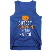 Cutest Pumpkin In The Patch Fun Halloween Gift Tank Top