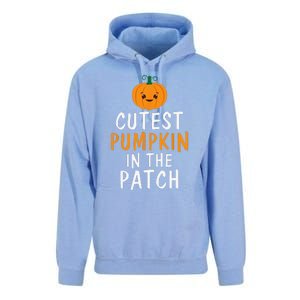 Cutest Pumpkin In The Patch Fun Halloween Gift Unisex Surf Hoodie