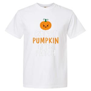 Cutest Pumpkin In The Patch Fun Halloween Gift Garment-Dyed Heavyweight T-Shirt