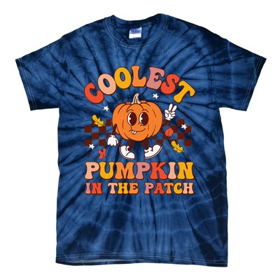 Coolest Pumpkin In The Patch Halloween Tie-Dye T-Shirt