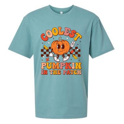 Coolest Pumpkin In The Patch Halloween Sueded Cloud Jersey T-Shirt