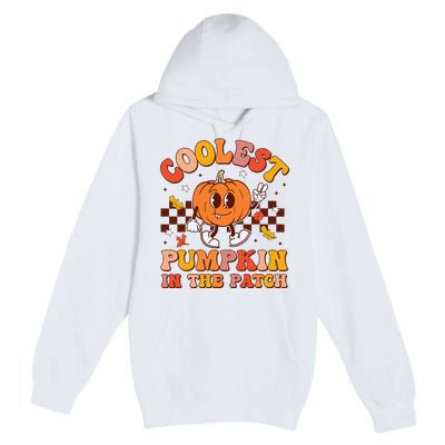 Coolest Pumpkin In The Patch Halloween Premium Pullover Hoodie