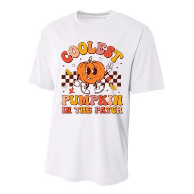 Coolest Pumpkin In The Patch Halloween Performance Sprint T-Shirt