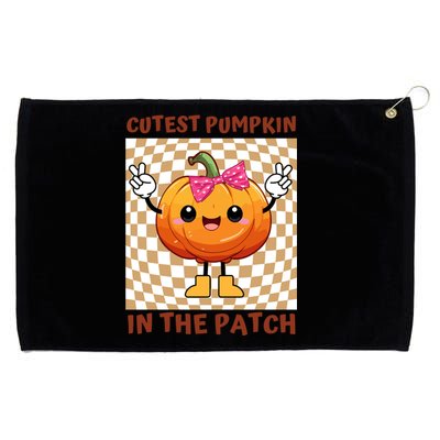 Cutest Pumpkin In The Patch Halloween Costume Gift Grommeted Golf Towel