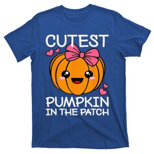 Cutest Pumpkin In The Patch Funny Halloween Thanksgiving T-Shirt