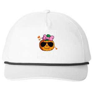 Cutest Pumpkin In The Patch Halloween Pumpkin Snapback Five-Panel Rope Hat