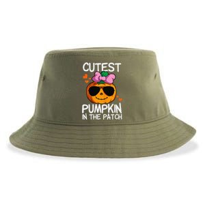 Cutest Pumpkin In The Patch Halloween Pumpkin Sustainable Bucket Hat