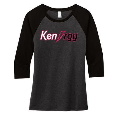 Cute Pinky I Am Keough Women's Tri-Blend 3/4-Sleeve Raglan Shirt