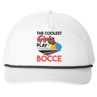 Cool Play Italian Bocce Bocce Ball Player Gift Snapback Five-Panel Rope Hat