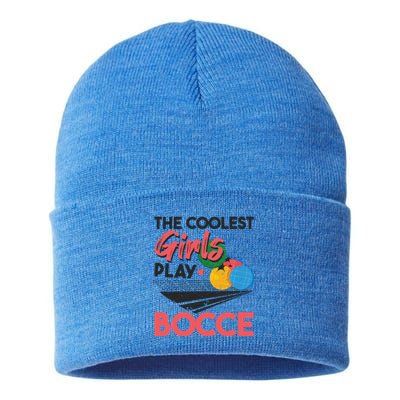 Cool Play Italian Bocce Bocce Ball Player Gift Sustainable Knit Beanie