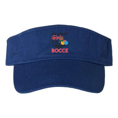 Cool Play Italian Bocce Bocce Ball Player Gift Valucap Bio-Washed Visor