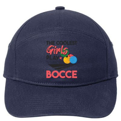 Cool Play Italian Bocce Bocce Ball Player Gift 7-Panel Snapback Hat