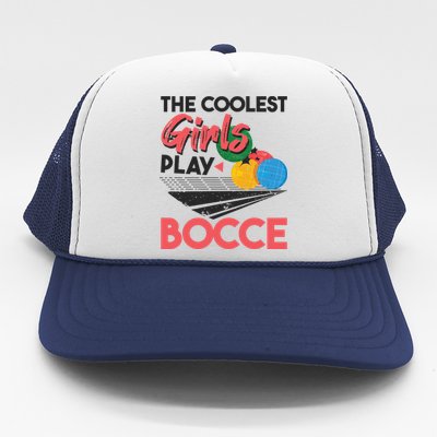 Cool Play Italian Bocce Bocce Ball Player Gift Trucker Hat