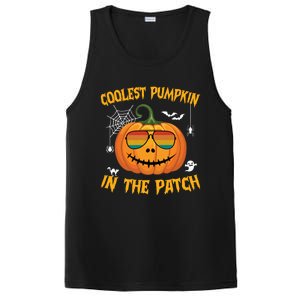 Coolest Pumpkin In The Patch Halloween Pumpkin Sunglasses Gift PosiCharge Competitor Tank