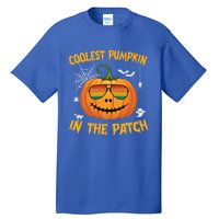 Coolest Pumpkin In The Patch Halloween Pumpkin Sunglasses Gift Tall T-Shirt