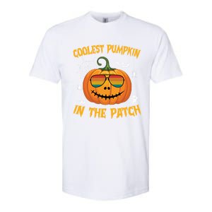 Coolest Pumpkin In The Patch Halloween Pumpkin Sunglasses Gift Softstyle CVC T-Shirt