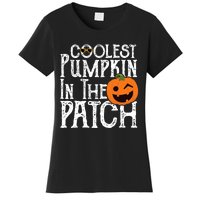 Coolest Pumpkin In The Patch Halloween Women's T-Shirt