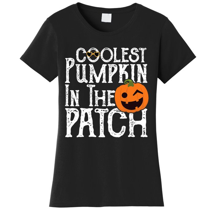 Coolest Pumpkin In The Patch Halloween Women's T-Shirt