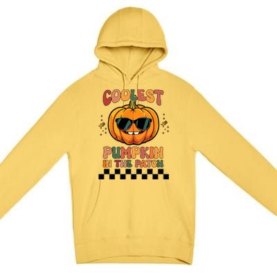 Coolest Pumpkin In The Patch Halloween Meaningful Gift Premium Pullover Hoodie