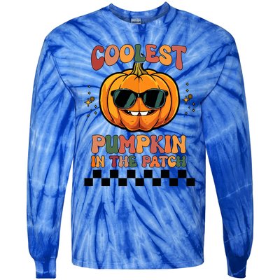 Coolest Pumpkin In The Patch Halloween Meaningful Gift Tie-Dye Long Sleeve Shirt