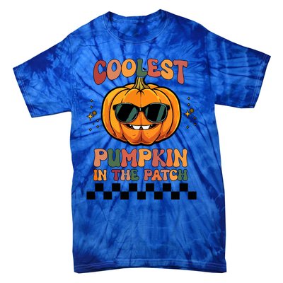 Coolest Pumpkin In The Patch Halloween Meaningful Gift Tie-Dye T-Shirt