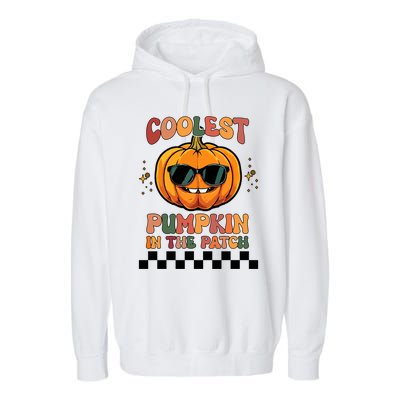 Coolest Pumpkin In The Patch Halloween Meaningful Gift Garment-Dyed Fleece Hoodie