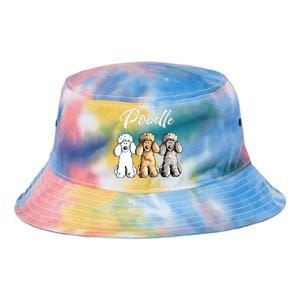 Cute Poodle I Caniche Puppy Dogs Gift Tee Women Girl Tie Dye Newport Bucket Hat