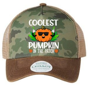 Coolest Pumpkin In The Patch Sunglasses Pumpkin Halloween Gift Legacy Tie Dye Trucker Hat