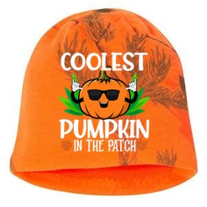 Coolest Pumpkin In The Patch Sunglasses Pumpkin Halloween Gift Kati - Camo Knit Beanie