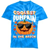 Coolest Pumpkin In The Patch Vintage Halloween Party Cute Gift Kids Tie-Dye T-Shirt