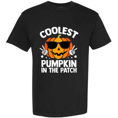 Coolest Pumpkin In The Patch Halloween Garment-Dyed Heavyweight T-Shirt