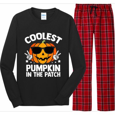 Coolest Pumpkin In The Patch Halloween Long Sleeve Pajama Set