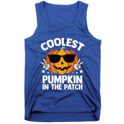 Coolest Pumpkin In The Patch Halloween Tank Top