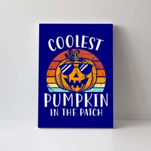 Coolest Pumpkin In The Patch Halloween Canvas