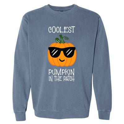 Coolest Pumpkin In The Patch Halloween Garment-Dyed Sweatshirt