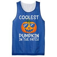 Coolest Pumpkin In The Patch Halloween Mesh Reversible Basketball Jersey Tank