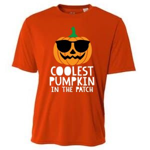 Coolest Pumpkin In The Patch Halloween Gift Cooling Performance Crew T-Shirt