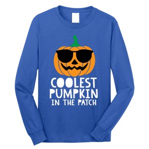 Coolest Pumpkin In The Patch Halloween Gift Long Sleeve Shirt