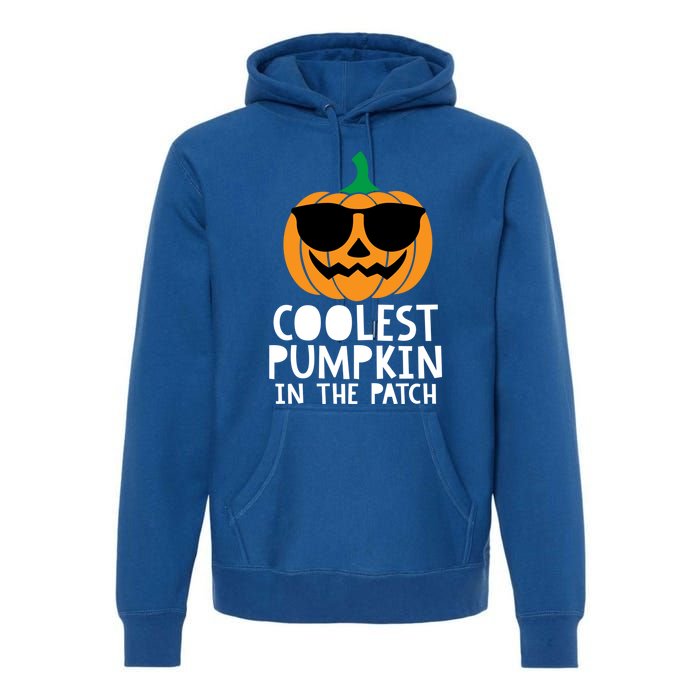 Coolest Pumpkin In The Patch Halloween Gift Premium Hoodie