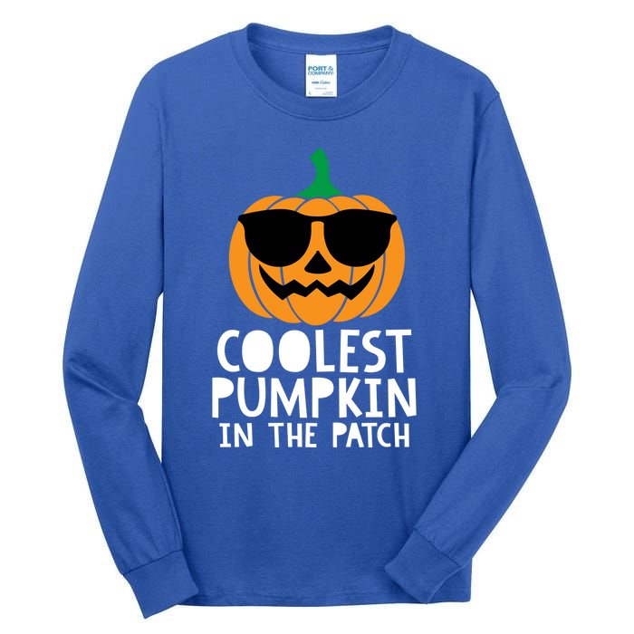 Coolest Pumpkin In The Patch Halloween Gift Tall Long Sleeve T-Shirt