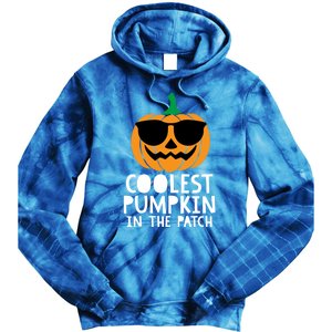 Coolest Pumpkin In The Patch Halloween Gift Tie Dye Hoodie