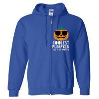 Coolest Pumpkin In The Patch Halloween Gift Full Zip Hoodie