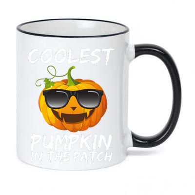 Coolest Pumpkin In The Patch Halloween 11oz Black Color Changing Mug