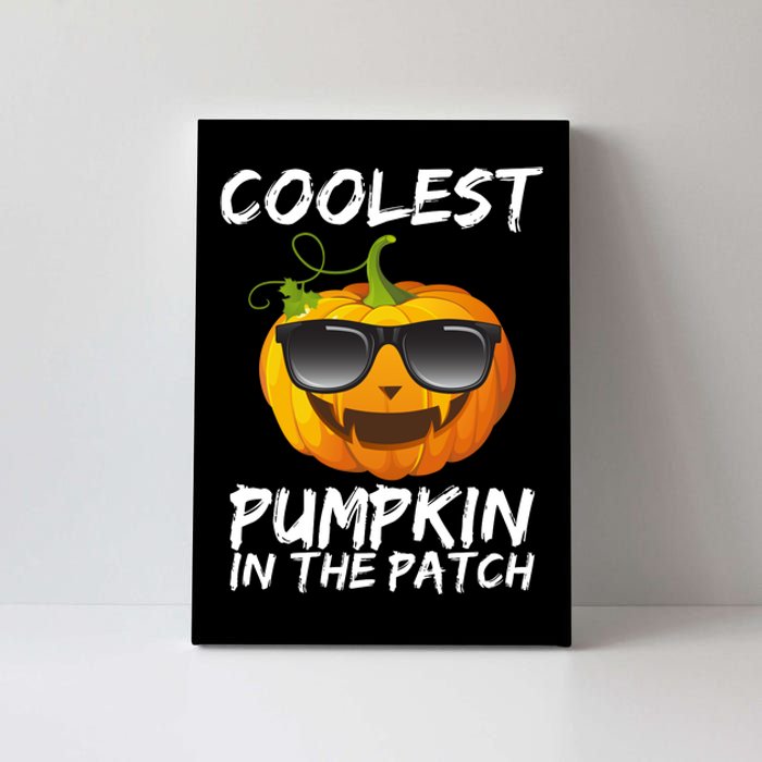 Coolest Pumpkin In The Patch Halloween Canvas