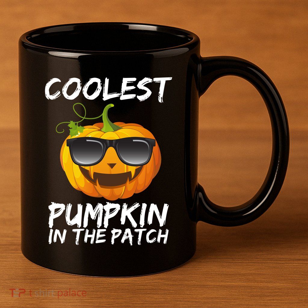 Coolest Pumpkin In The Patch Halloween 11oz C Handle Ceramic Mug