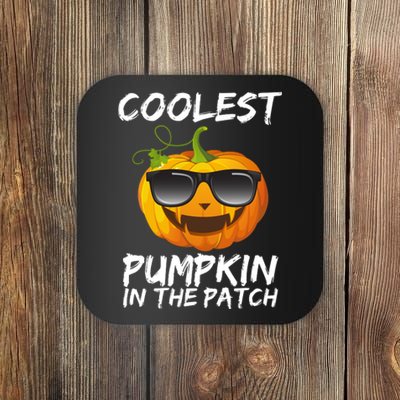 Coolest Pumpkin In The Patch Halloween Coaster